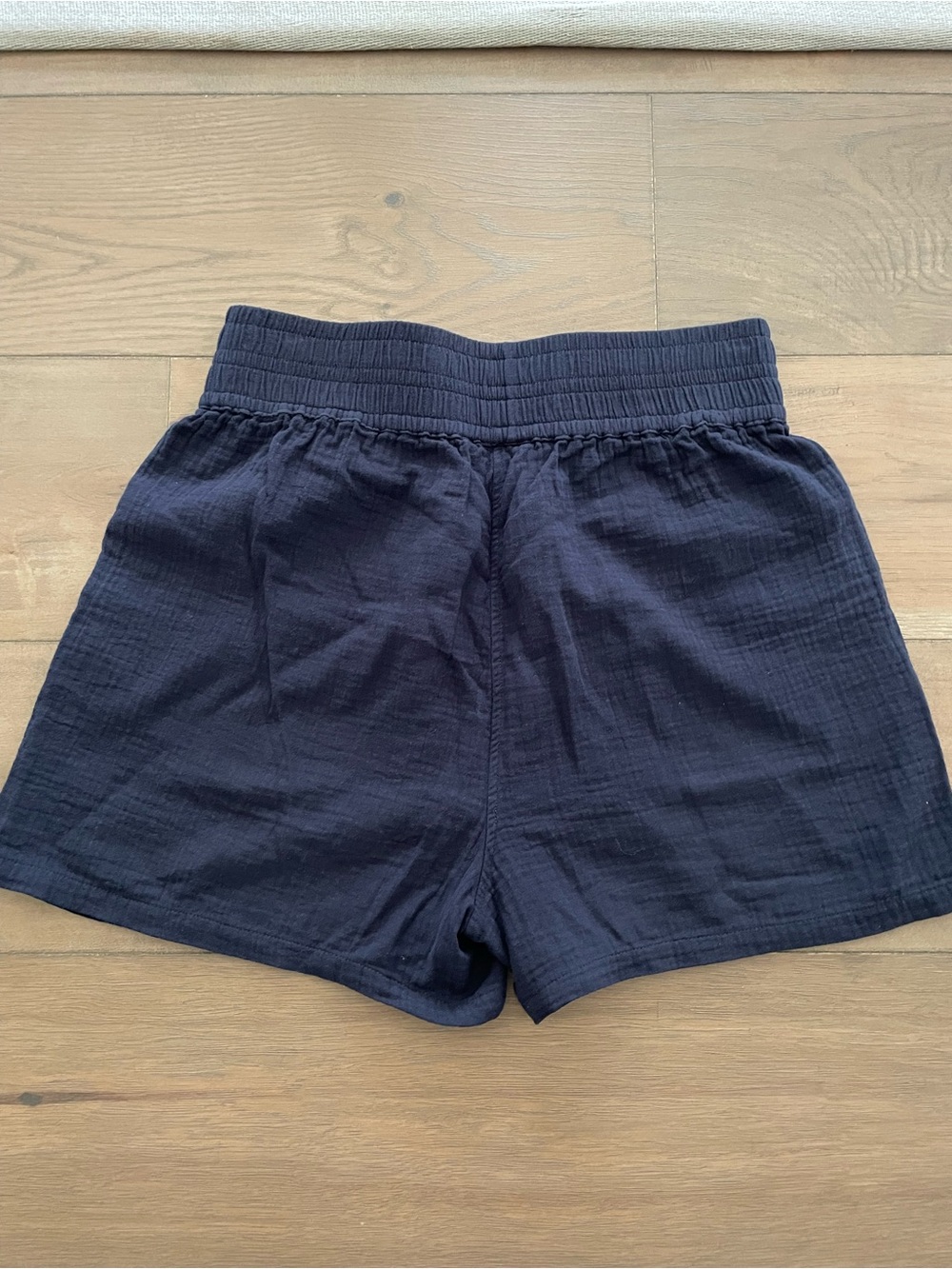 Boden Pull On Double Cloth Shorts, Navy, Size 8 - Picture 4 of 6